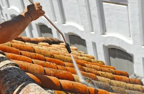Nettoyage de toitures - La Chapelle-Montligeon